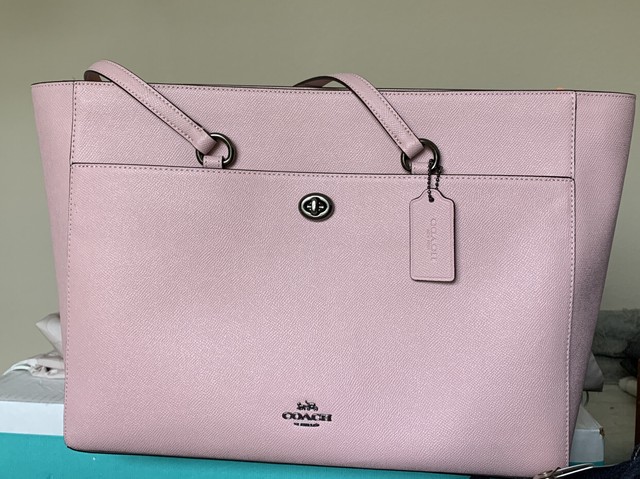 crossgrain leather folio tote