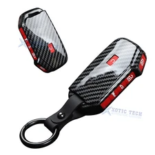 5-Button Carbon Fiber Texture Full Protect Remote Key Fob For Kia Sorento K5
