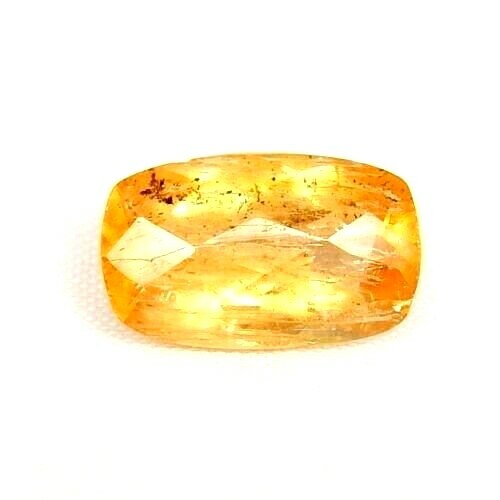 SHOLA Echt 7,06 Ct Natürlicher Unbehandelt Orange Imperial Topas aus Brasilien