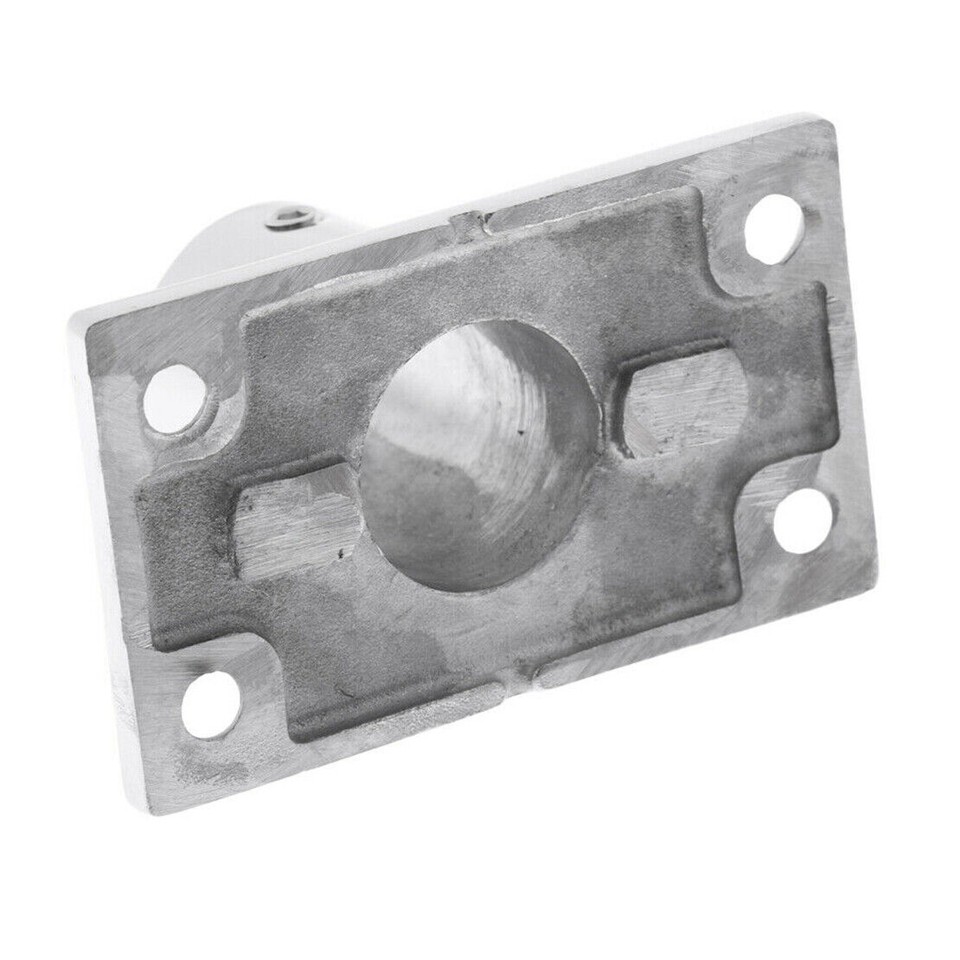 Boat Railing Deck Fittings 316 Stainless Steel 90° Tube Base Rod Flange