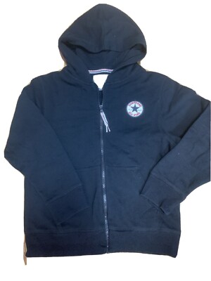 Converse All Star Jungen/Mädchen Kapuzenpullover mit Reißverschluss Alter 10-12 Jahre (140-152 cm)