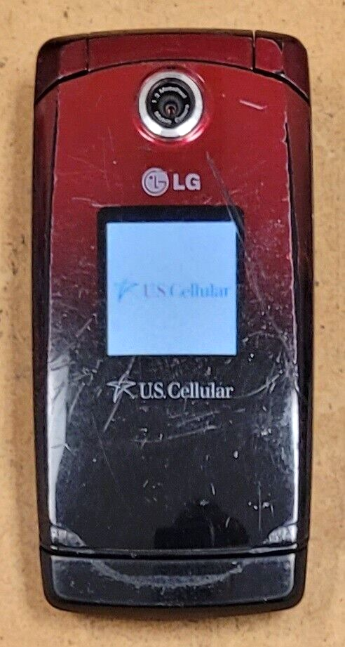 LG Wave UX380 - Red and Black ( U.S. Cellular ) Very Rare CDMA