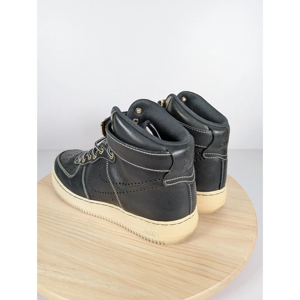 Nike Air Force 1 One High '07 LV8 WB Negro Vela Tenis 882096-001 Hombres Talla 8.5 Foto 4 de 4