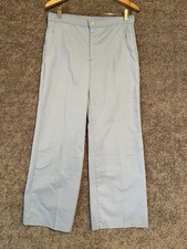 vintage 70s JC penny fashions cotton wide leg flare pants usa made talon 28x32