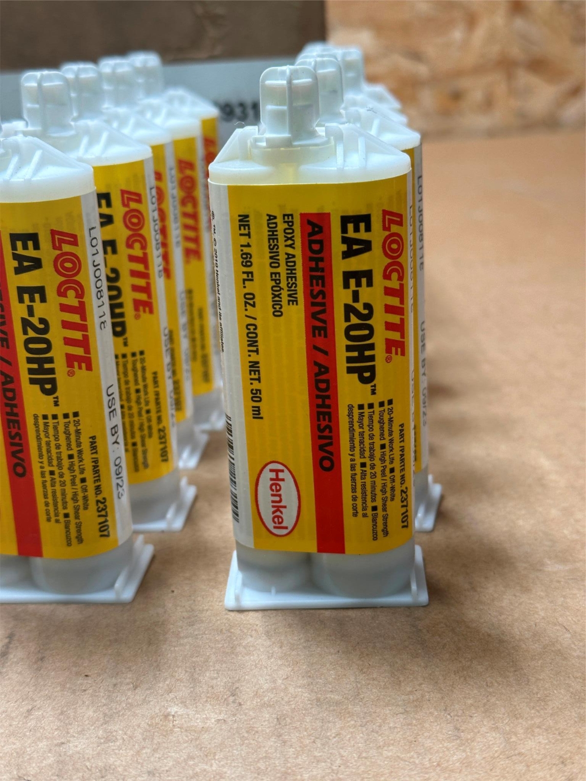 10x Pack Lot Loctite EA E20HP .5mL Epoxy Adhesive 237107 20 Min Work
