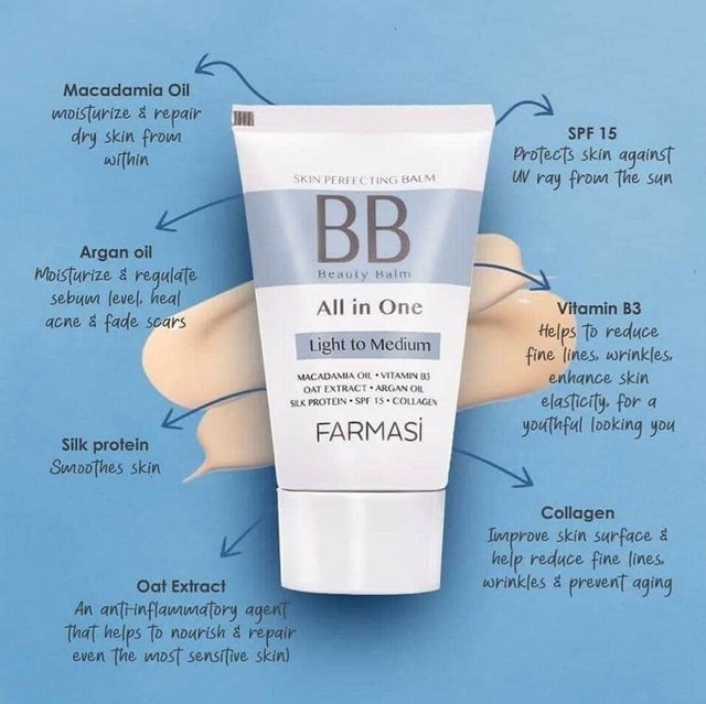 FARMASI MAKE UP BB CREAM 7 IN ONE FORMULA 50 ml./1.7 fl.oz MEDIUM TO DARK (4) eBay