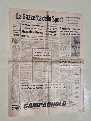 Gazette Dello Sport 21 Juin Angleterre 96 - Giovanni Parisi Mondiale