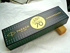 Parker 70th Anniversary Jotter Stainless Steel Chrome Trim Bal1point  1954-2024