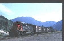 CNR 5141 SD-40, Boston Bar, BC, 07/70; Kodachrome Original