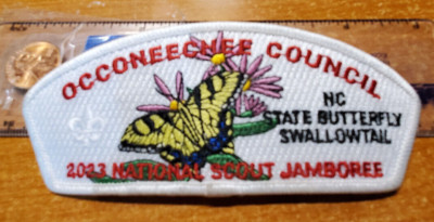 BSA 2023 National Jamboree, Occoneechee Council, '' Swallowtail Butterfly'' JSP