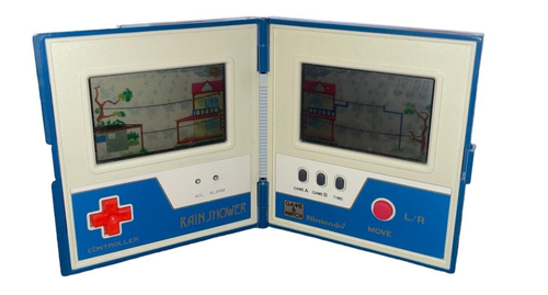 Nintendo Game & Watch Rain Shower Multi Pantalla 1983 - RARO - Funcional ✅ - Imagen 2 de 7