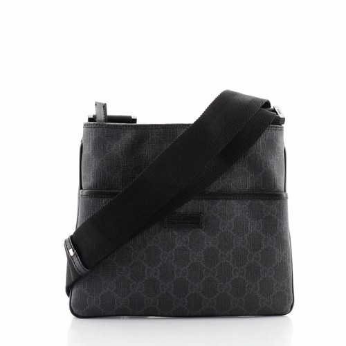 Gucci Flat Messenger Bag GG Coated 