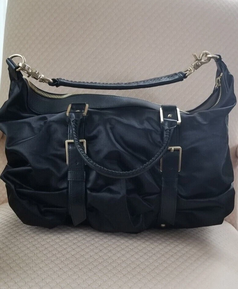 Botkier Sasha средний вещевой Hobo черная кожа/атлас полностью с подкладкой б/у в отличном состоянии - Изображение 2 из 4