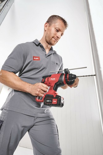 Flex Akku-Säbelsäge RSP DW 18.0-EC + CHE 18.0-EC Akku-Kombihammer +3x Akku 5.0Ah - Bild 9 von 10