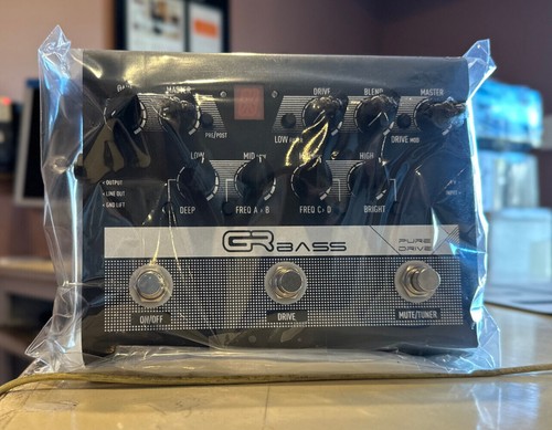 GR Bass Pure Drive Pedal Preamplifier Limited Black Edition G2U