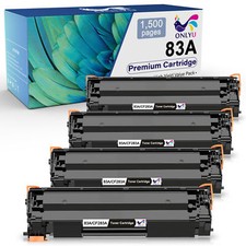 83A CF283A Black Toner compatible for HP LaserJet Pro M201dw M202n M340dw Lot