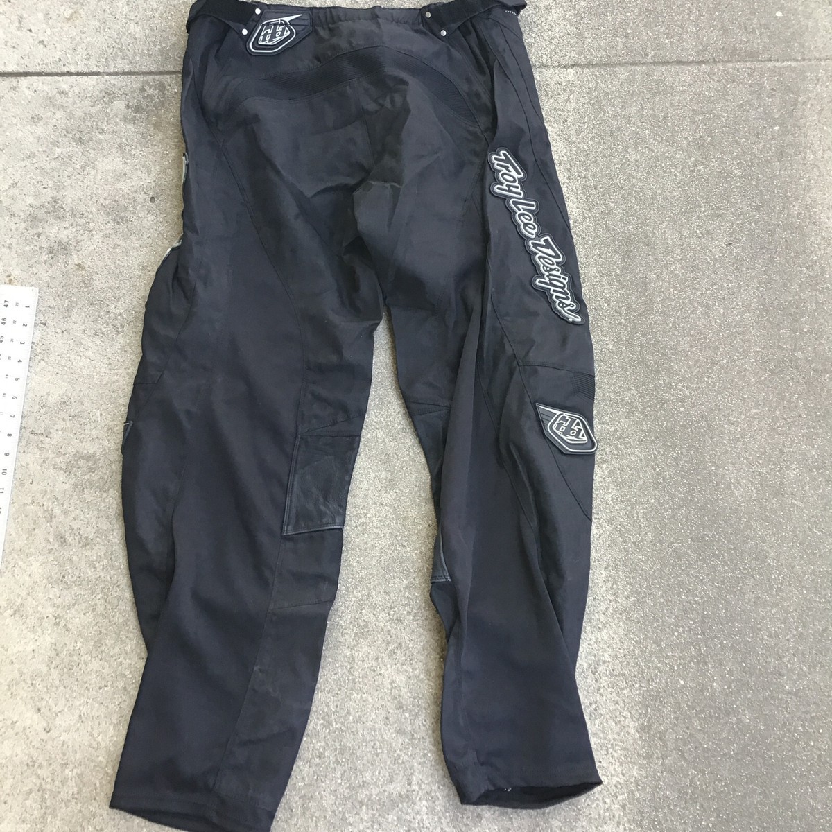 Pantalon BMX Troy Lee Designs Old School – Taille 32 US, Cuir Noir