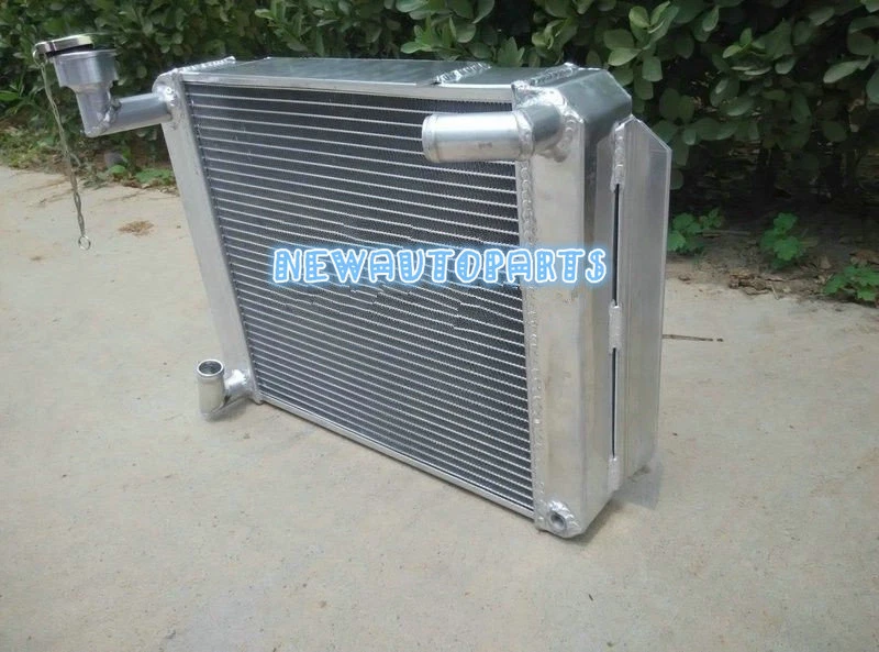 Radiador de aluminio + ventilador para MG MGA 1500,1600, 1622, DE LUXE MT 1955-1962 59 60 61 Foto 4 de 4