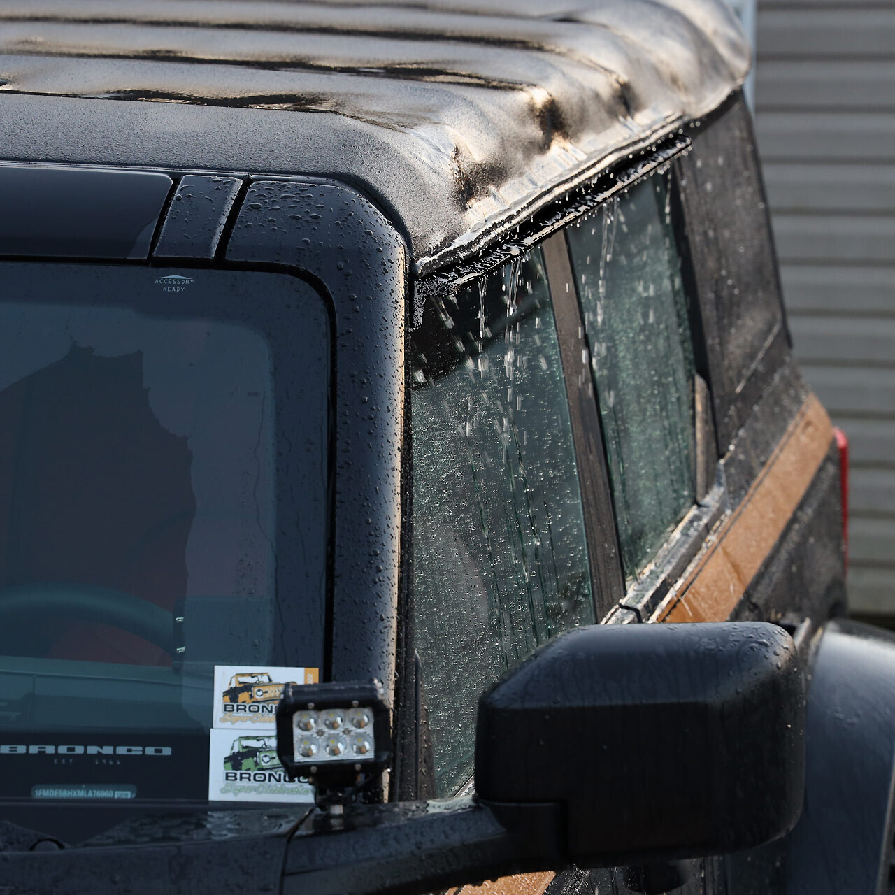 IAG ILine 4pc Rain Deflector Visor System fits Ford Bronco 21+ 4 Door