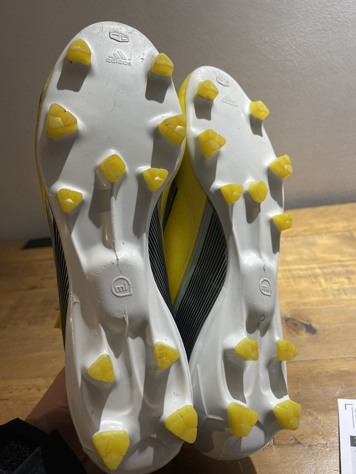 Details zu ADIDAS F50 AdiZero TRX FG SYN Firm Ground Football Boots in YELLOW Size UK 7.5 Lagern Sie einen Sonderpreis