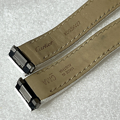 Cartier Watch Strap Roadster 15.5mm KD93XV27 White Fabric Cartier Watch Strap Roadster 15.5mm KD93XV27 White Fabric