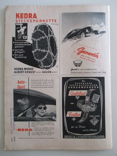 Das Auto Motor und Sport Heft Nr. 24 November 1954 Detroit Jahrgang 55 - Picture 7 of 7