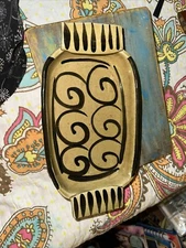 Hot Fresco Pottery Rectangular Baker Stoneware Pottery Handmade 10.5”x5.75”(ALX)