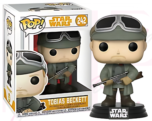 Star Wars Funko POP Solo A Star Wars Story 242 Tobias Beckett gewölbter SCHUTZ - Bild 3 von 11