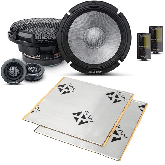 Автомобильные колонки Alpine R2-S65C мощностью 200 Вт RMS 65 с функцией демпфирования звука 5719000₽