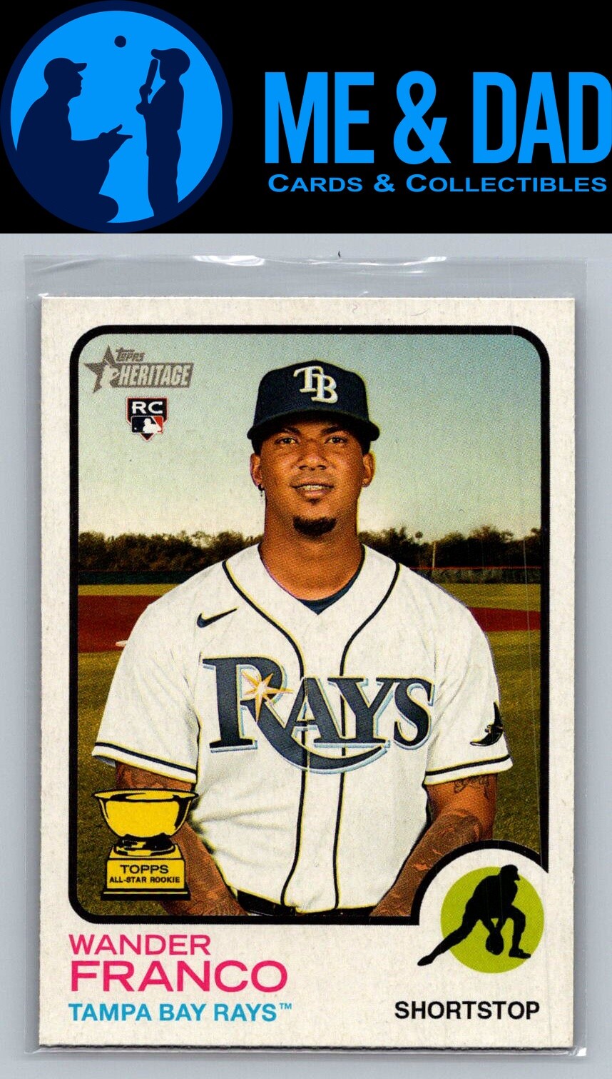 2022 Topps Heritage #347b Wander Franco