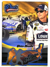 JIMMIE JOHNSON 2005 Wheels American Thunder DREAM TEAM LOWES CAR PITSTOP Card 60