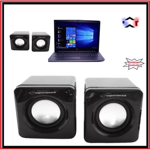 Haut Parleur  Pour Ordinateur portable Pack de 2 Liggiero Laptop Neuf