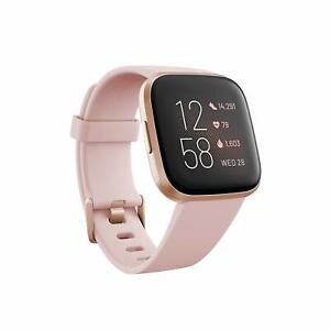 Fitbit FB507RGPK Versa 2 Smartwatch, Copper Rose