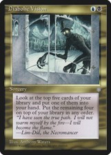 1x Diabolic Vision - LP - Ice Age   - SPARROW MAGIC mtg