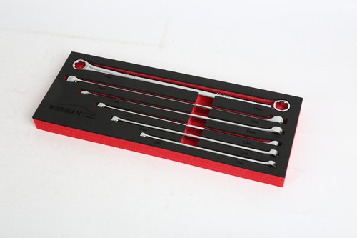 6pc Metric Bolt Extractor Offset Wrench Set 6-Point Box End CRV Bolt Remover Set - Picture 5 of 11