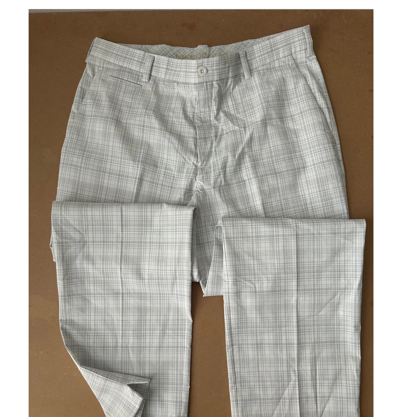 Nike Golf Pants 34 x 30 grey plaid