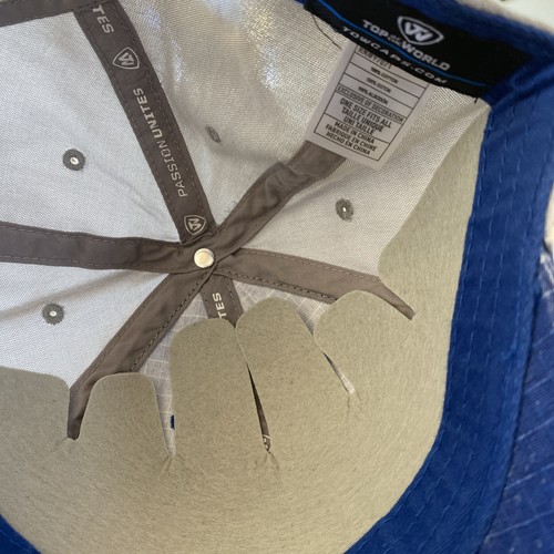 NEW WT Florida Gators SEC NCAA Hat Cap TOP OF THE WORLD Blue Gray OSFA Strapback - Picture 9 of 14