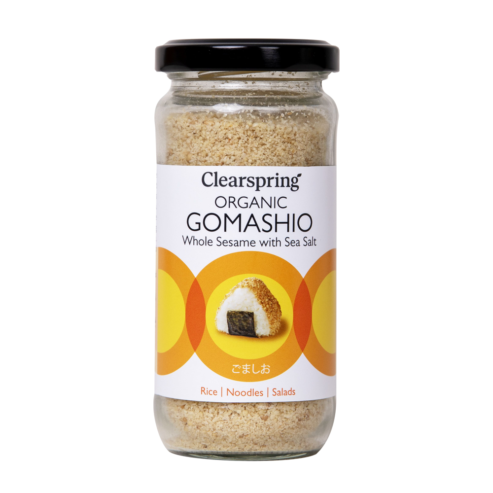 Clearspring Organic Gomashio Whole Sesame & Sea Salt 100g Seasoning