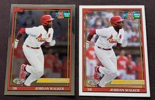 JORDAN WALKER 2021 Topps Pro Debut DRAFT PICK CHROME & BASE PDC/PD-169 Cardinals