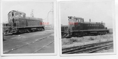 26B408 (2) RP 1970s? CANTON RAILROAD LOCOMOTIVE #20 + #44