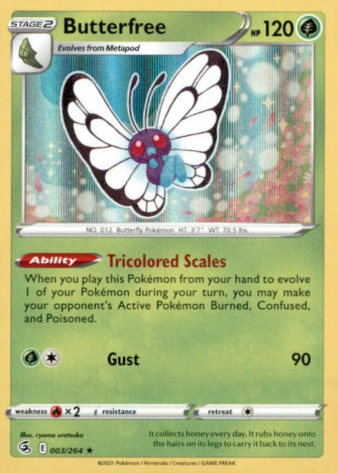 S8: Fusion Arts #003/100 Butterfree