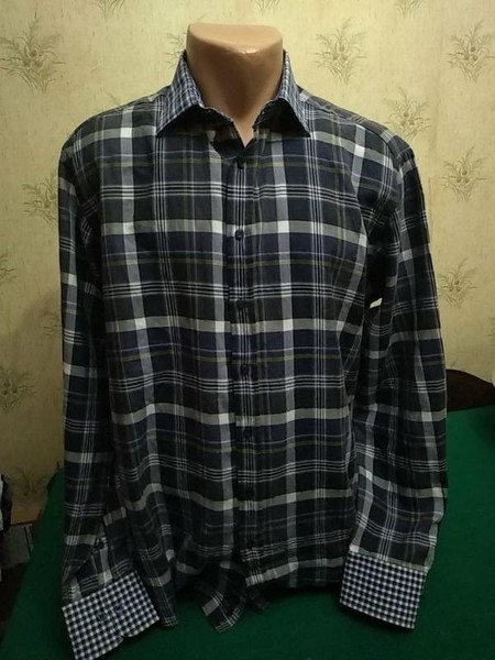 Men Etro Shirt White Cotton 44 / XXL / 52