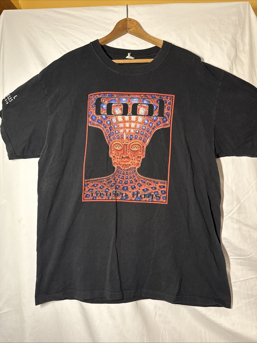 Vintage Tool 10000 Days 2007 Tour Concert Band T Shirt Double