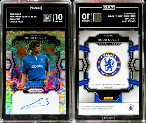 Ruud Gullit [Choice] #S-RG 2023 Panini Prizm Premier League Signatures card