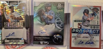 Lot Of 19 Baseball Cards All Autographs..Greta Deal Take A Look!
