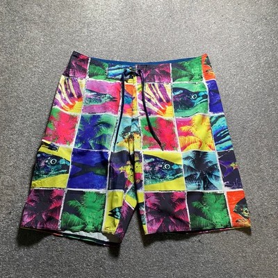 Salt Life Boardshorts Herren 34 SLX-QD Vapor Stretch Mehrfarbig Grafik Shorts