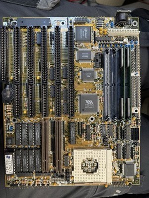 FIC 486-GIO-VT2 Retro Computer Mainboard Sockel 3 Motherboard 13360 256KB Cache