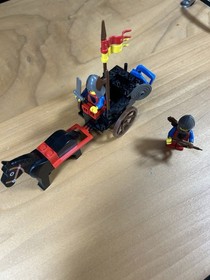 1984 LEGO Castle 6022 Lion Knights Horse Cart 100% Complete w/Manual - Free Ship