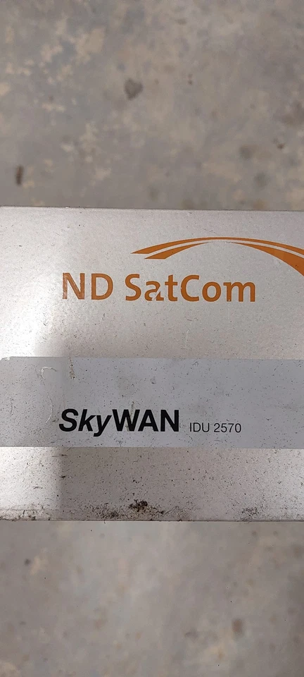 ND Satcom Skywan IDU 2570 satellite MF-TDMA modem 1xUIM 1xSIC DEMOD and 1x MOD - Image 2 of 4