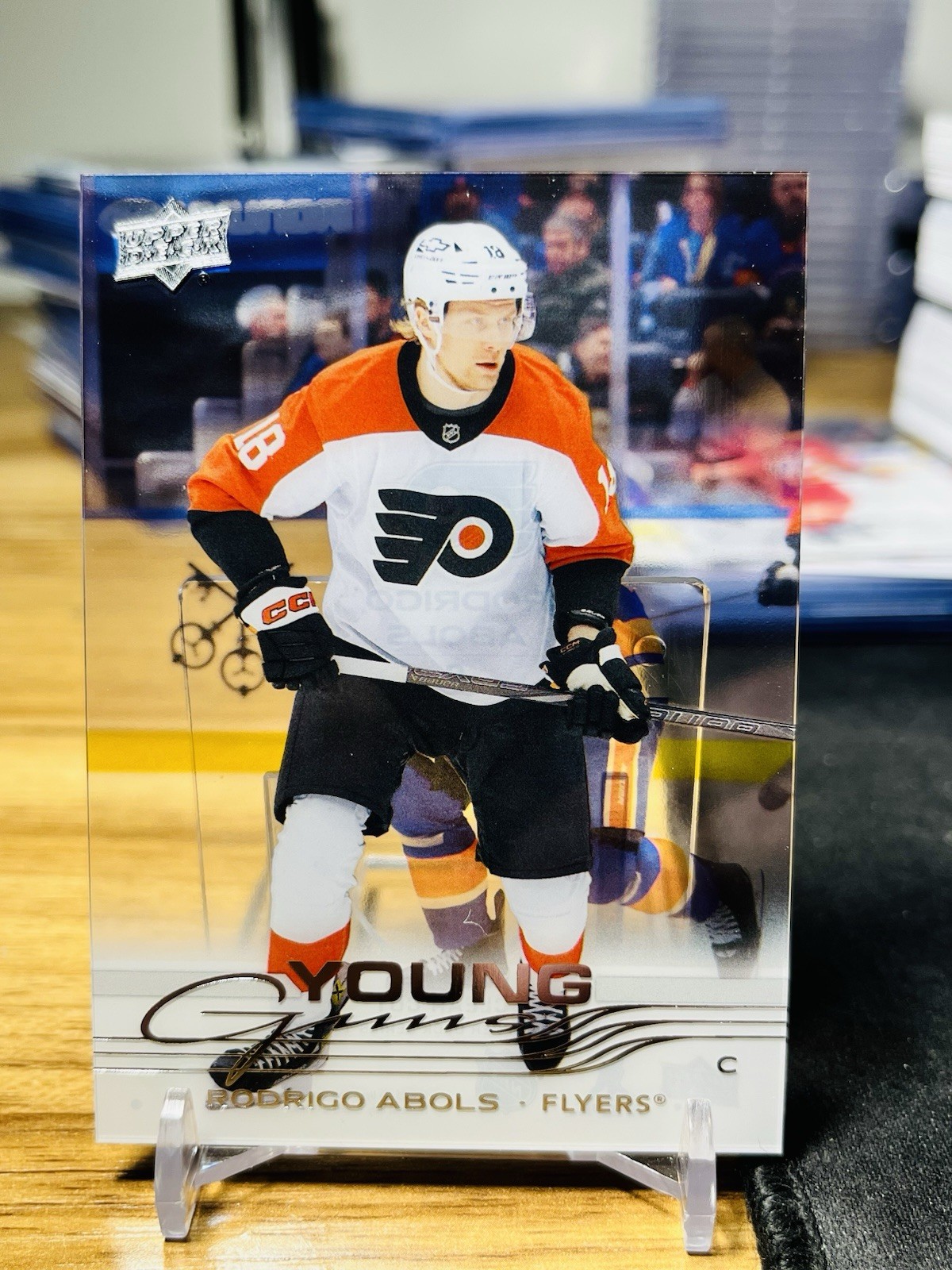 2025-26 Upper Deck S1 Rodrigo Abols Young Guns Clear Cut SP Rookie #217 Acetate